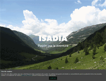 Tablet Screenshot of isadia-aventura.com